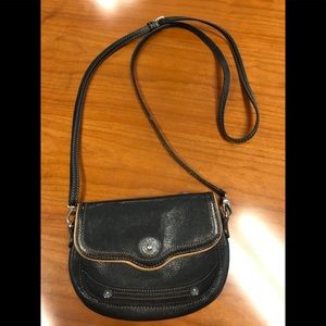 Brighton Classic Black Crossbody Handbag